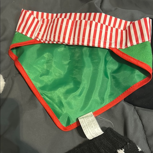 Festive Dog Elf and Santa Costume Set and scarves plus sweater - Picture 11 of 11